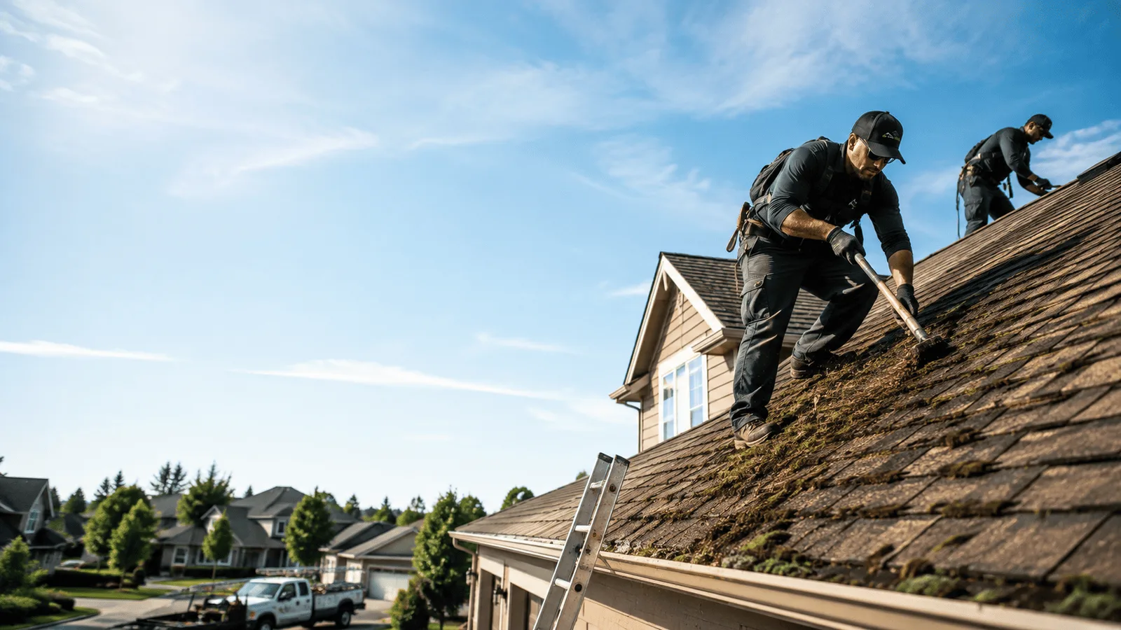 Roof Moss Removal in Newtown, PA near me